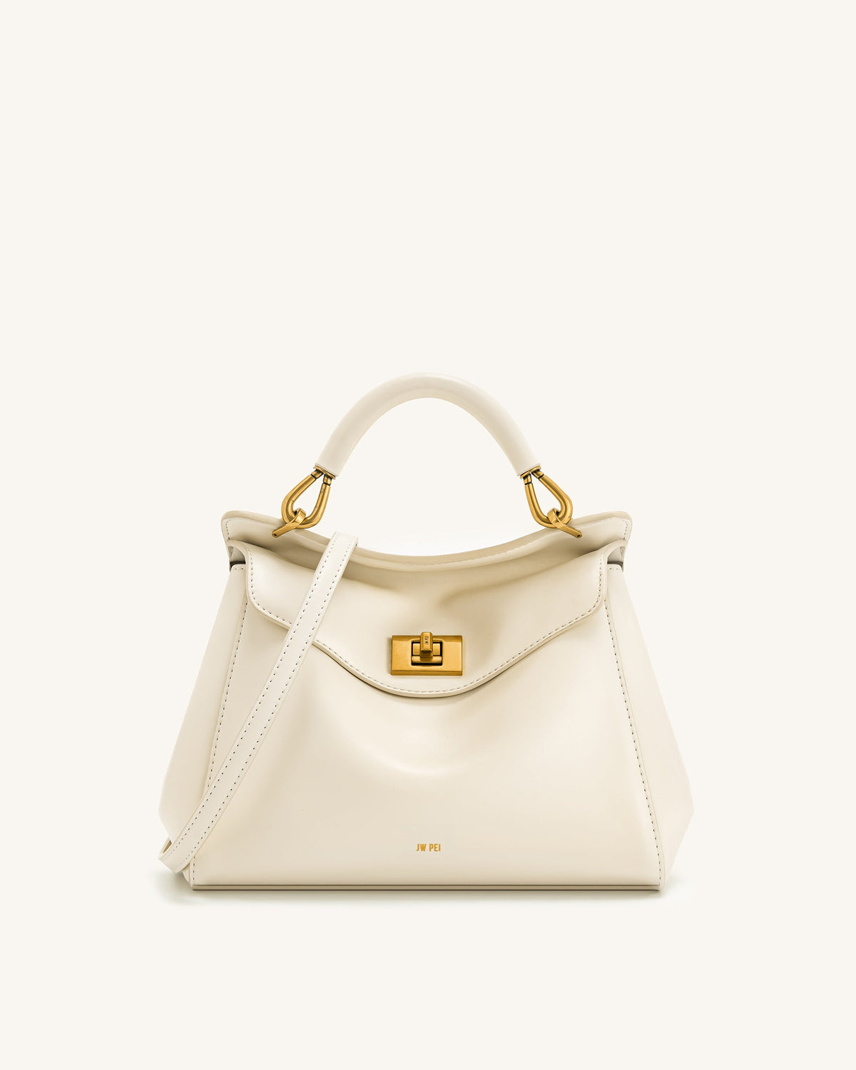 JW PEI Lucia Classic Top Handle Bag - White