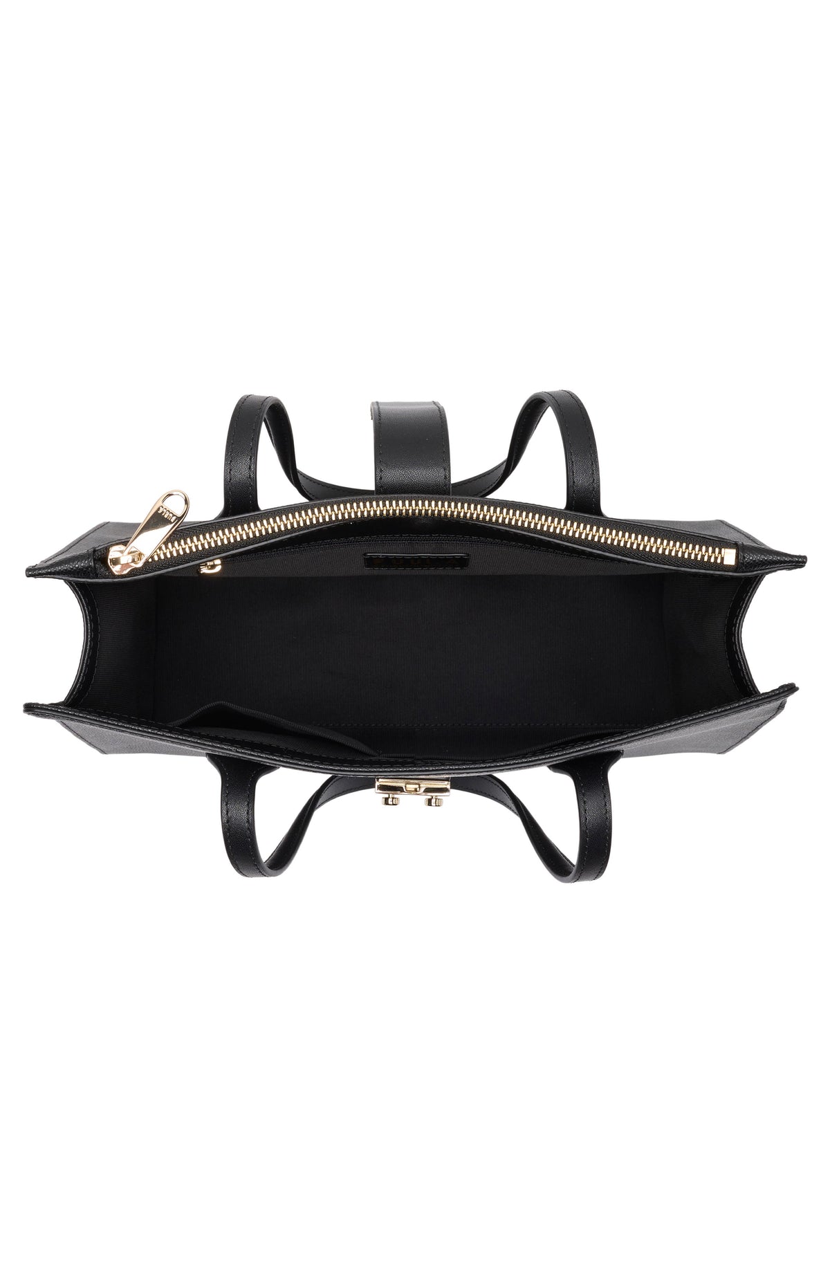 Furla Metropolis Leather Tote Bag - Black