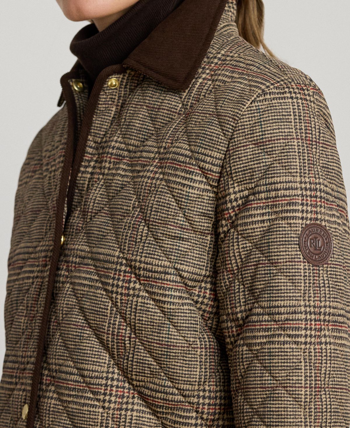 Ralph Lauren Women's Quilted Coat - Heritage Plaid
