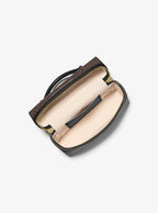 Jana Extra-Small Convertible Crossbody Bag - Signature Logo / Brown/Blk