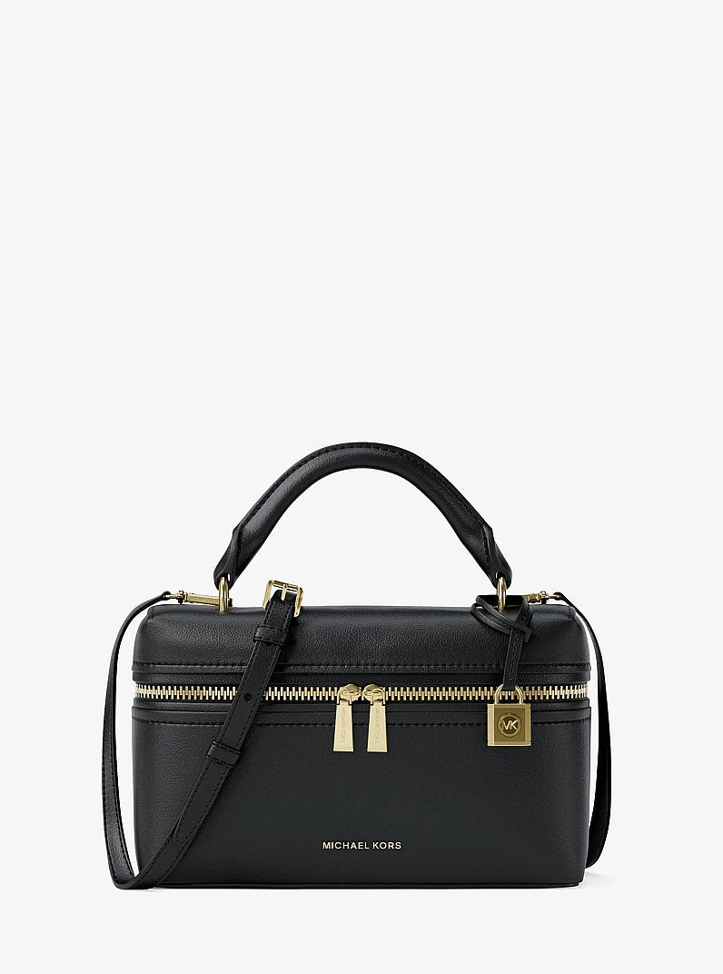 Jana Extra-Small Convertible Crossbody Bag - Leather / Black