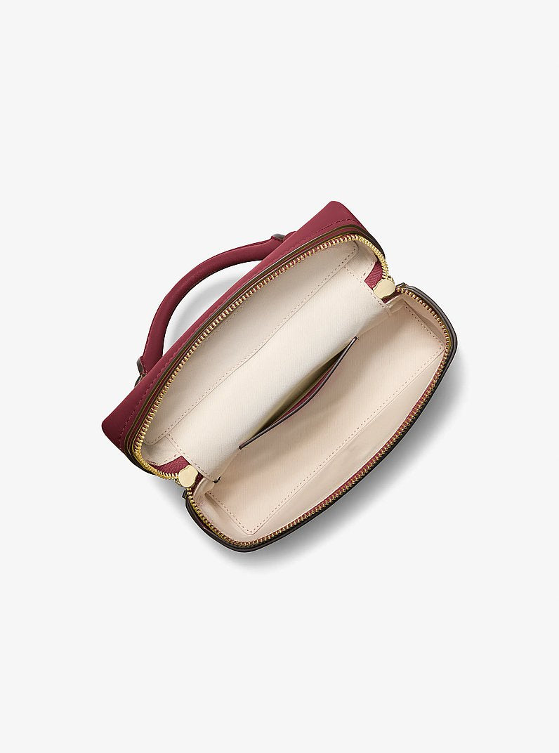 Jana Extra-Small Convertible Crossbody Bag - Leather / Deep Red