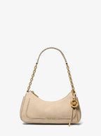 Michael Kors Nolita Medium Pebbled Leather Chain Pochette