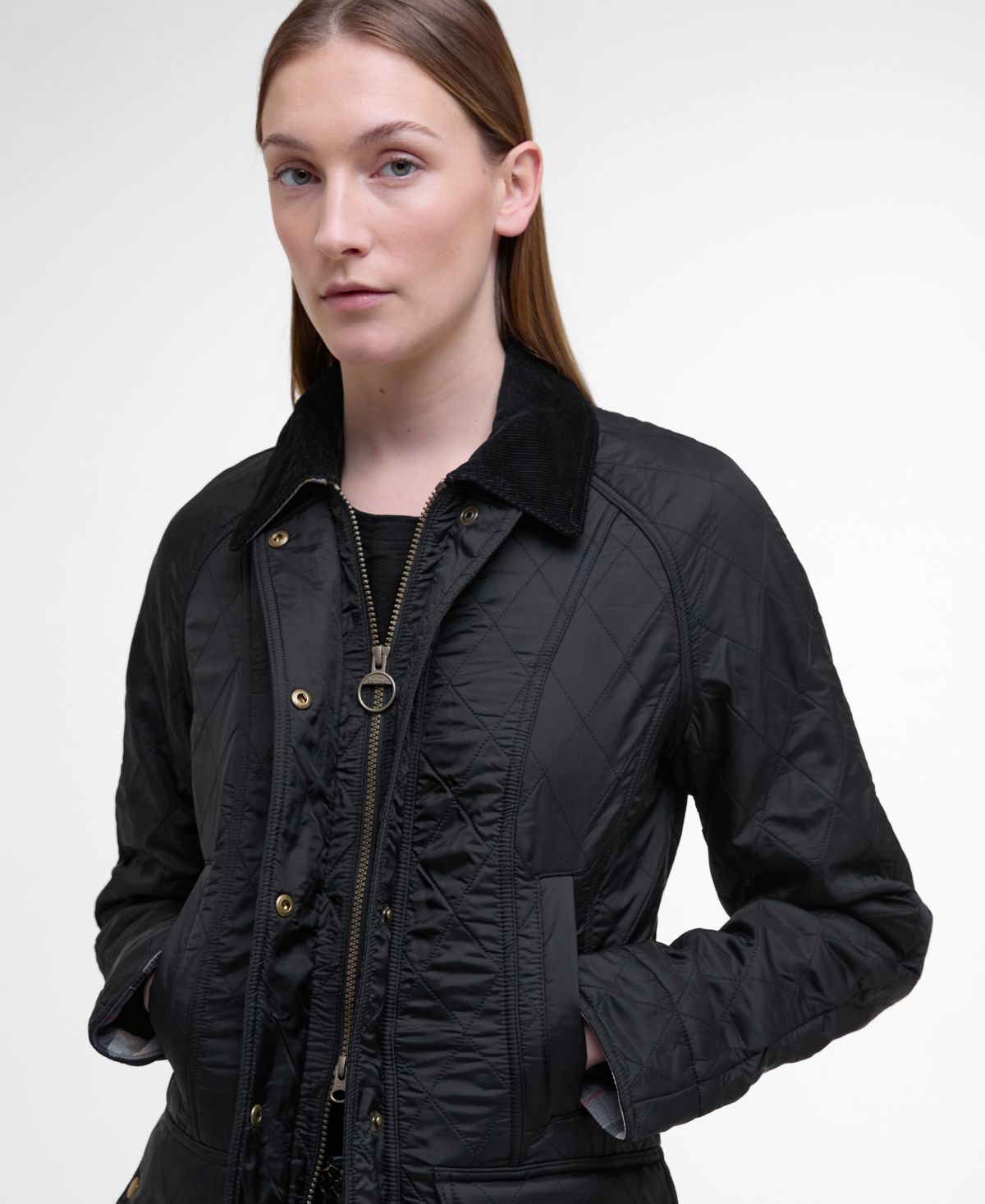 Barbour Women's Beadnell Polarquilt Jacket Black