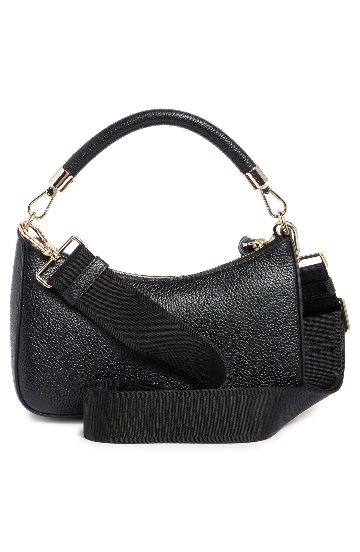 Furla Emera Mini Leather Crossbody Bag - Black