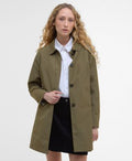 Barbour Women's Babbity Showerproof Reversible Jacket - Dusky Green/Ancient