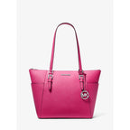 Michael Kors Charlotte Charlotte Large Saffiano Leather Top-Zip Tote Bag