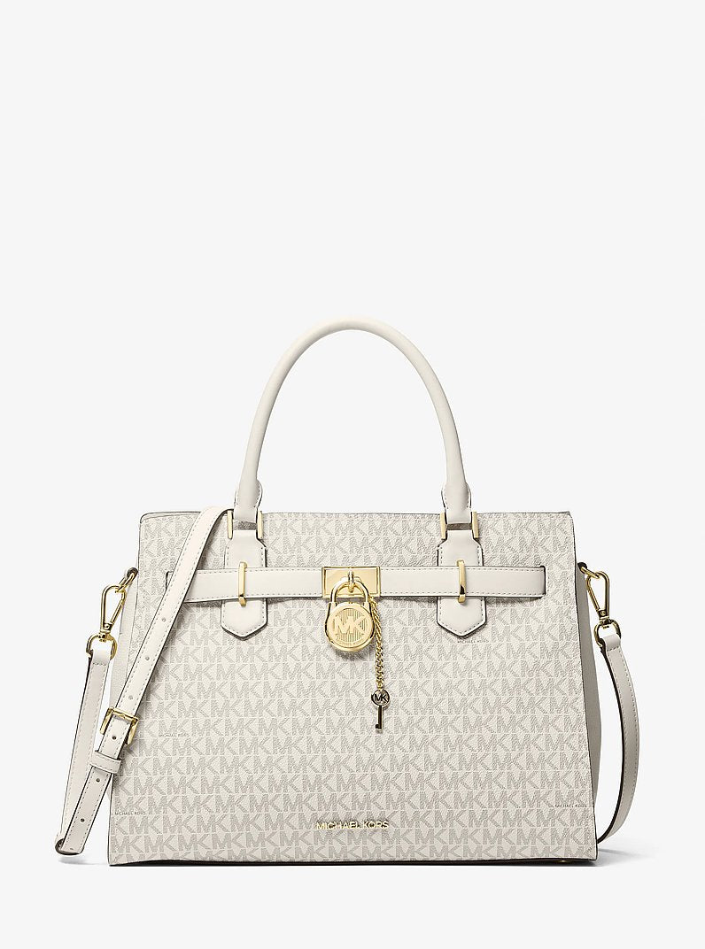 Michael Kors Landon Medium Leather Satchel