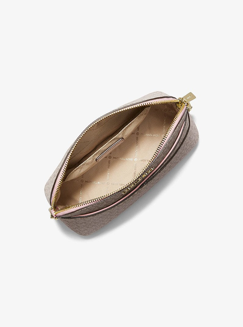 Jet Set Travel Medium Logo Dome Crossbody Bag - Powder Blush Multi 2