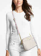 Jet Set Travel Medium Logo Dome Crossbody Bag - Powder Blush Multi 3