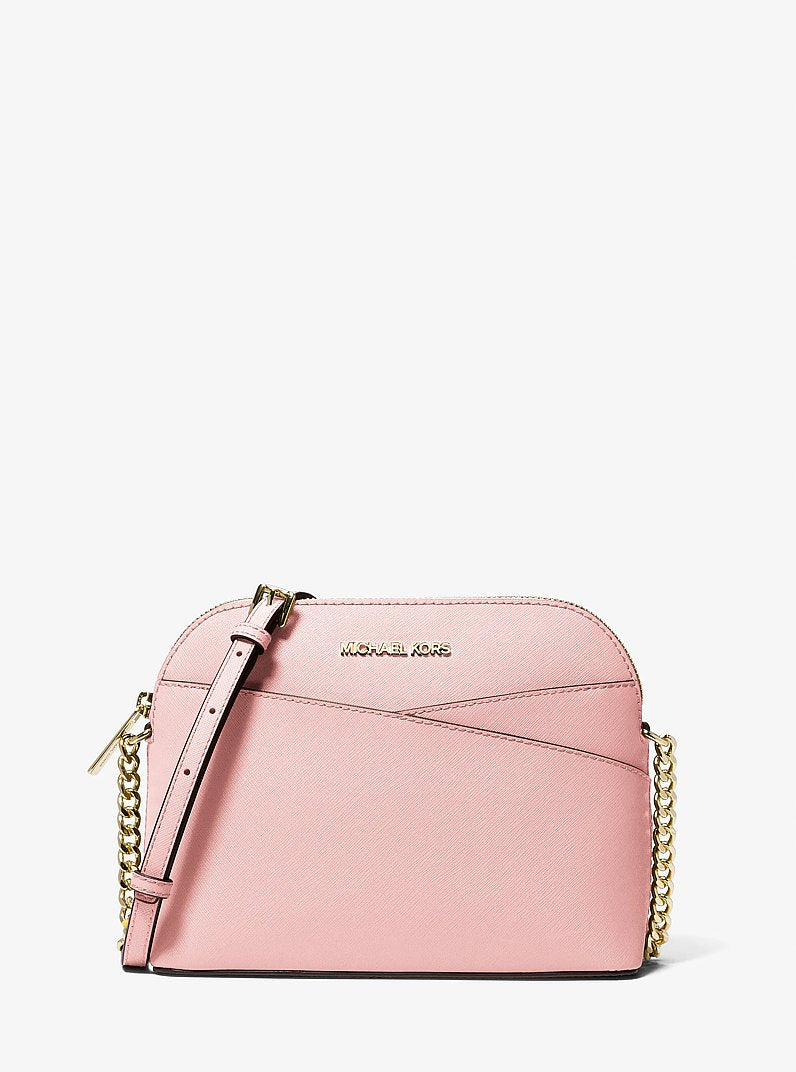 Michael Kors Jet Set Travel Medium Dome Crossbody Bag - Powder Blush