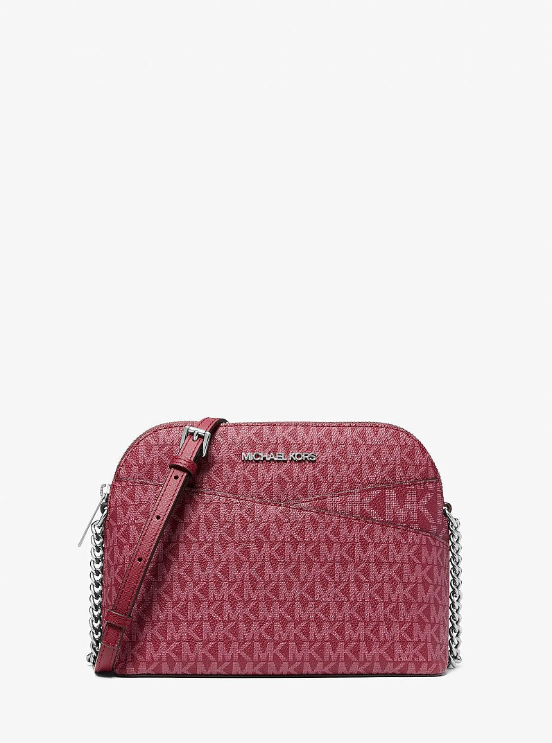 Michael Kors Jet Set Travel Orta Boy Logolu Kubbe Çapraz Askılı Çanta