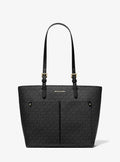 Michael Kors Jet Set Medium Logo Pocket Tote Bag - Black