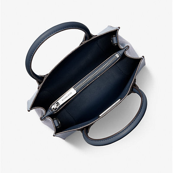 Bolso bandolera mediano Mercer de piel granulada de Michael Kors