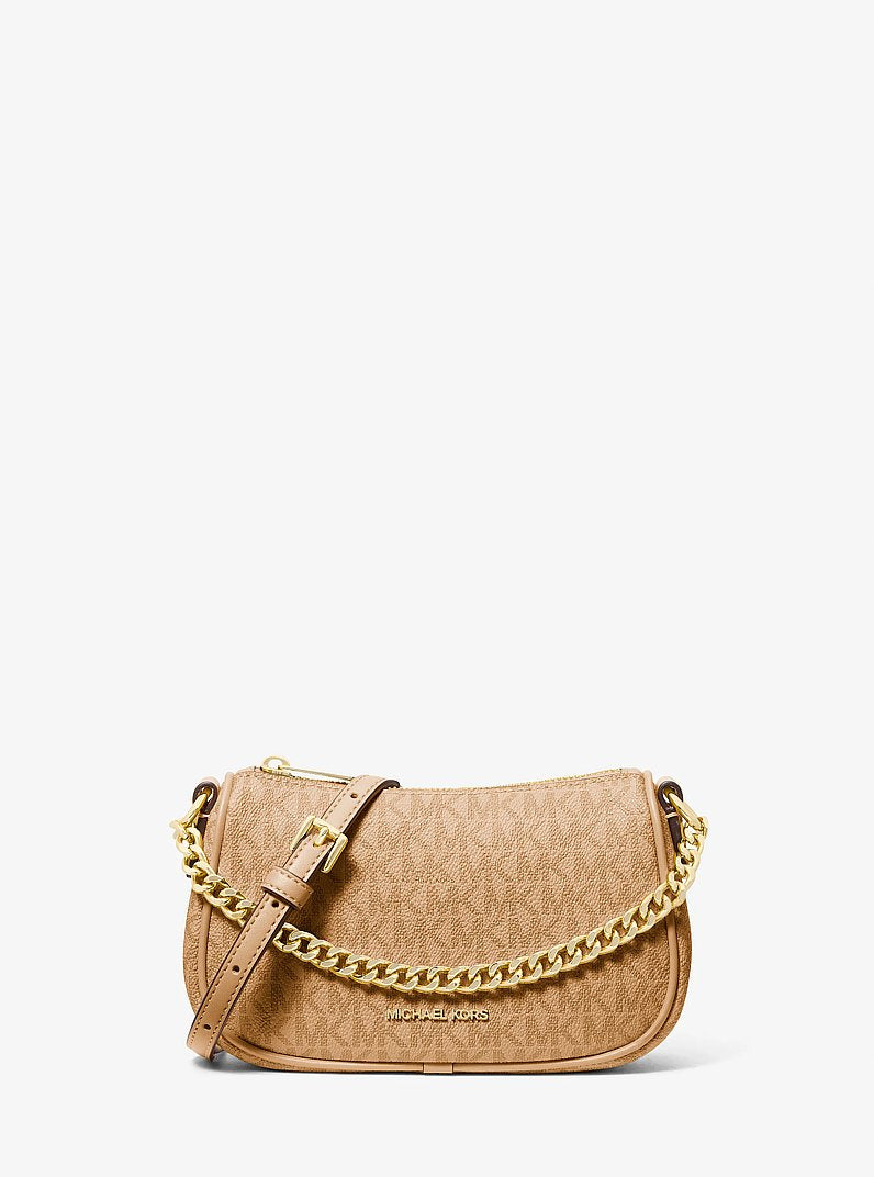 Michael Kors Carmela Small Signature Logo Convertible Crossbody Bag