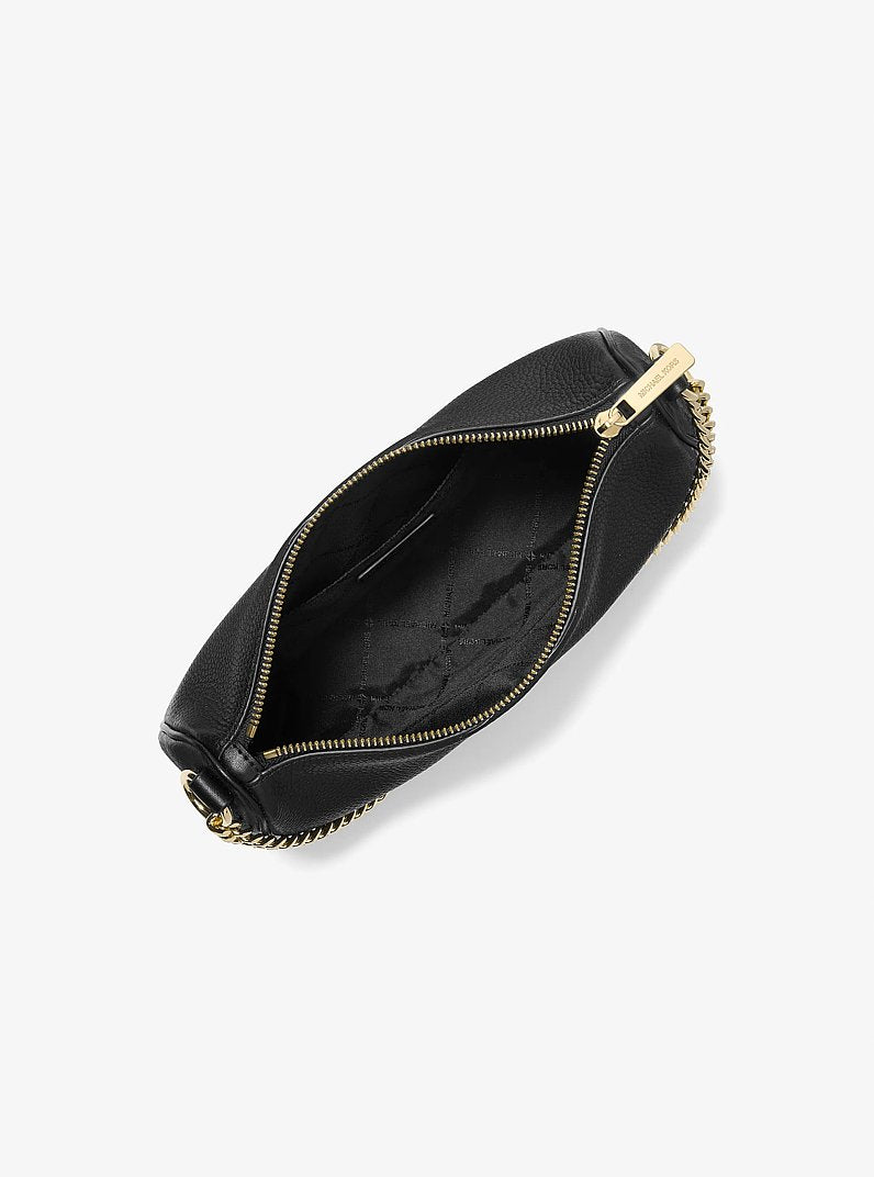 Carmela Medium Convertible Crossbody - Pebbled Leather Black alt view