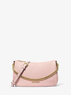 Carmela Medium Convertible Crossbody - Pebbled Leather Powder Blush