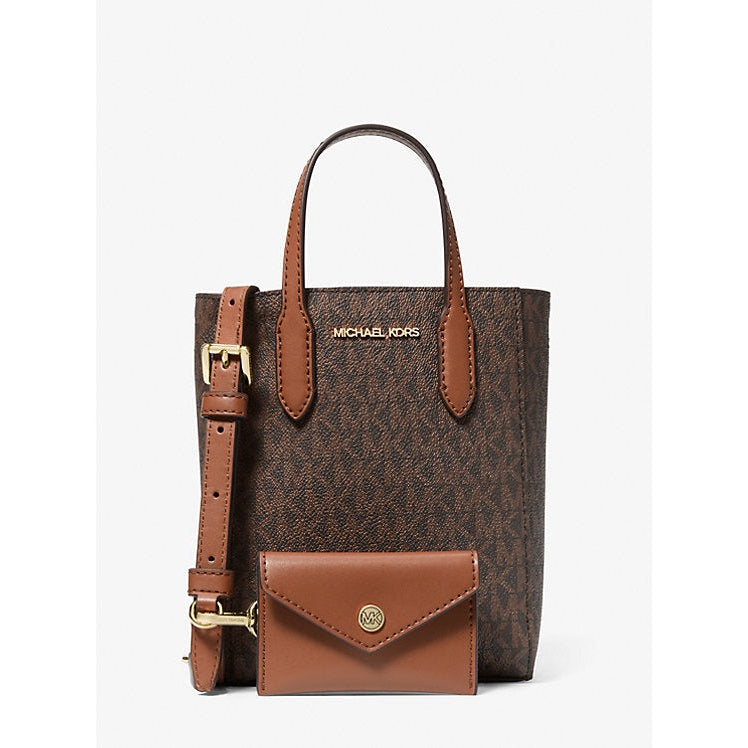 Michael Kors Vincent Extra-Kleine Logo-Umhängetasche mit Kartenetui