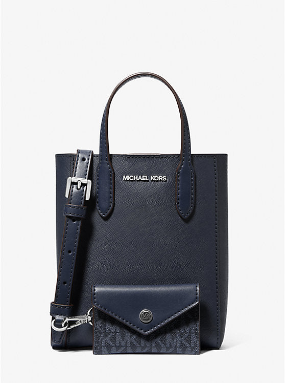 Michael Kors Vincent Extra-Small Saffiano Leather Crossbody Bag With Card Case