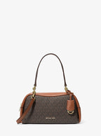 Michael Kors Cecily Small Shoulder Bag Signature Canvas - Brown