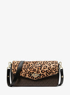 Signature Logo Leopard Calf Hair / Camel Mlt