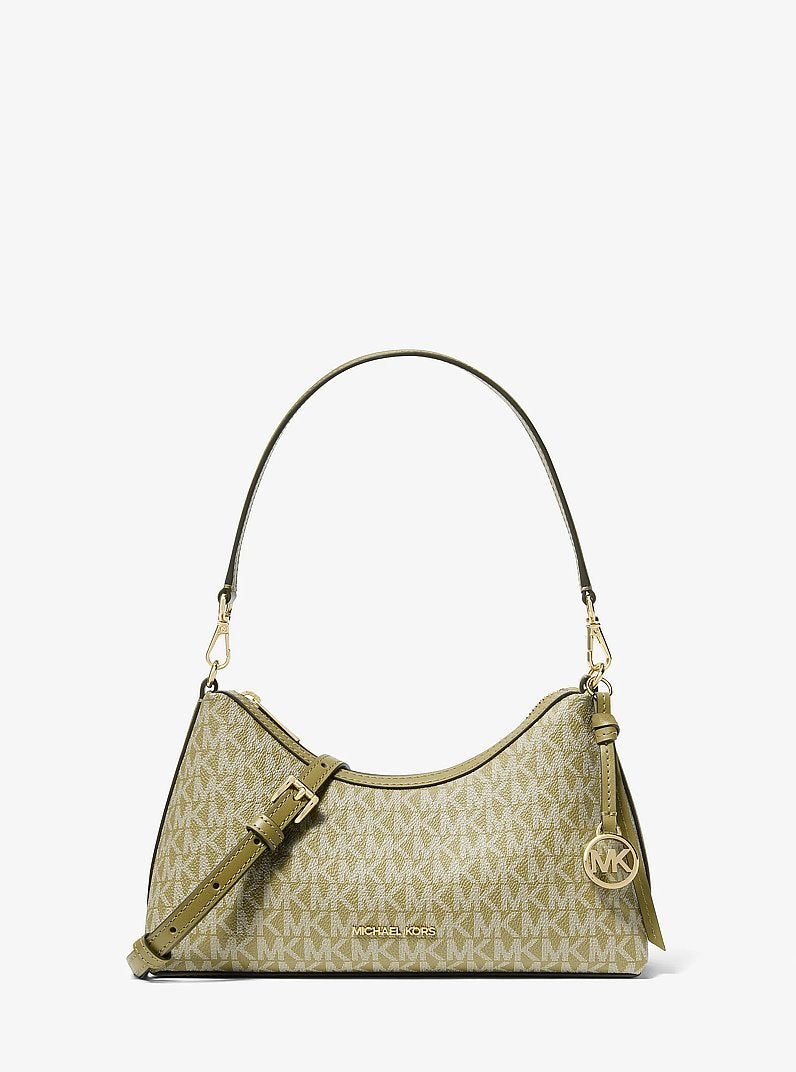 Michael Kors Sammy Small Convertible Crossbody Signature Canvas - Oregano