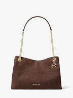 Michael Kors Christina Medium Signature Logo Messenger Bag