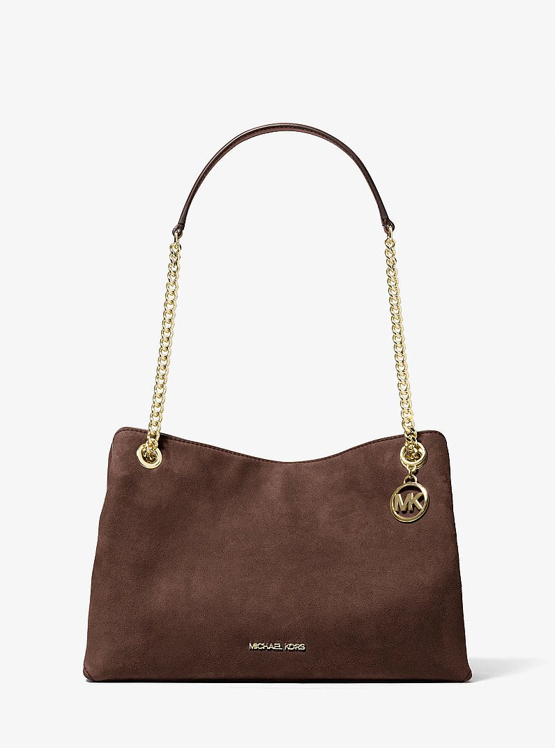 Michael Kors Christina Medium Signature Logo Messenger Bag