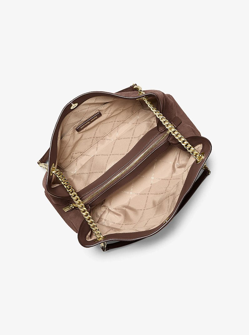 Michael Kors Christina Medium Signature Logo Messenger Bag
