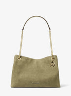 Michael Kors Christina Medium Signature Logo Messenger Bag