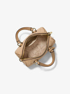 Michael Kors Grayson Small Pebbled Leather Duffel Crossbody Bag