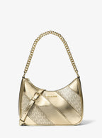 Michael Kors Jet Set Travel Large Signature Logo Convertible Crossbody Bag