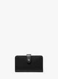 Michael Kors Jet Set Travel Medium Pebbled Leather Billfold Wallet