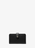 Michael Kors Jet Set Travel Medium Pebbled Leather Billfold Wallet