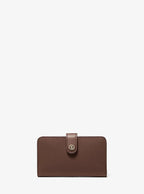 Michael Kors Jet Set Travel Medium Pebbled Leather Billfold Wallet