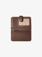 Michael Kors Jet Set Travel Medium Pebbled Leather Billfold Wallet