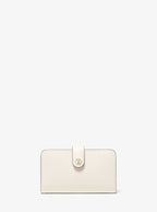 Michael Kors Jet Set Travel Medium Pebbled Leather Billfold Wallet