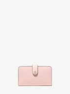 Michael Kors Jet Set Travel Medium Pebbled Leather Billfold Wallet