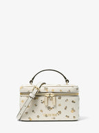 Vivi Small Vanity Crossbody Bag - Floral Printed / Lt Cream