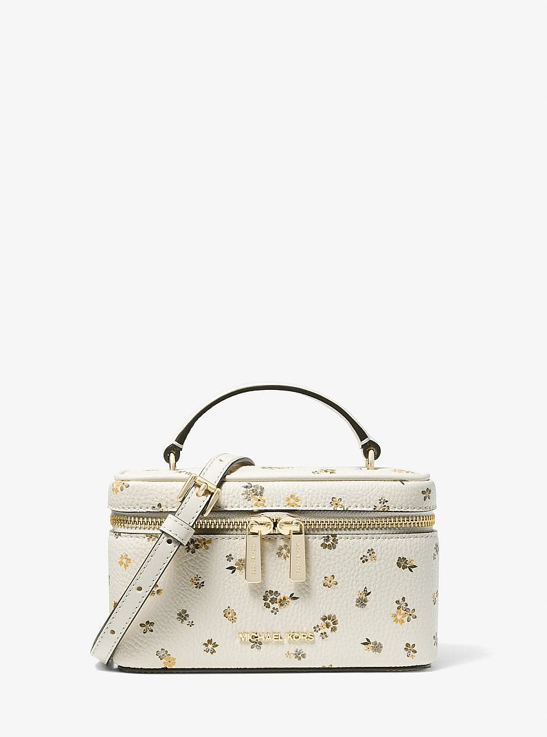 Vivi Small Vanity Crossbody Bag - Floral Printed / Lt Cream