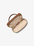 Vivi Small Vanity Crossbody Bag - Signature Logo / Brown