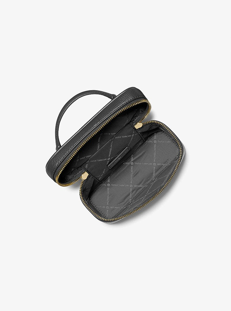 Vivi Small Vanity Crossbody Bag - Smooth / Black