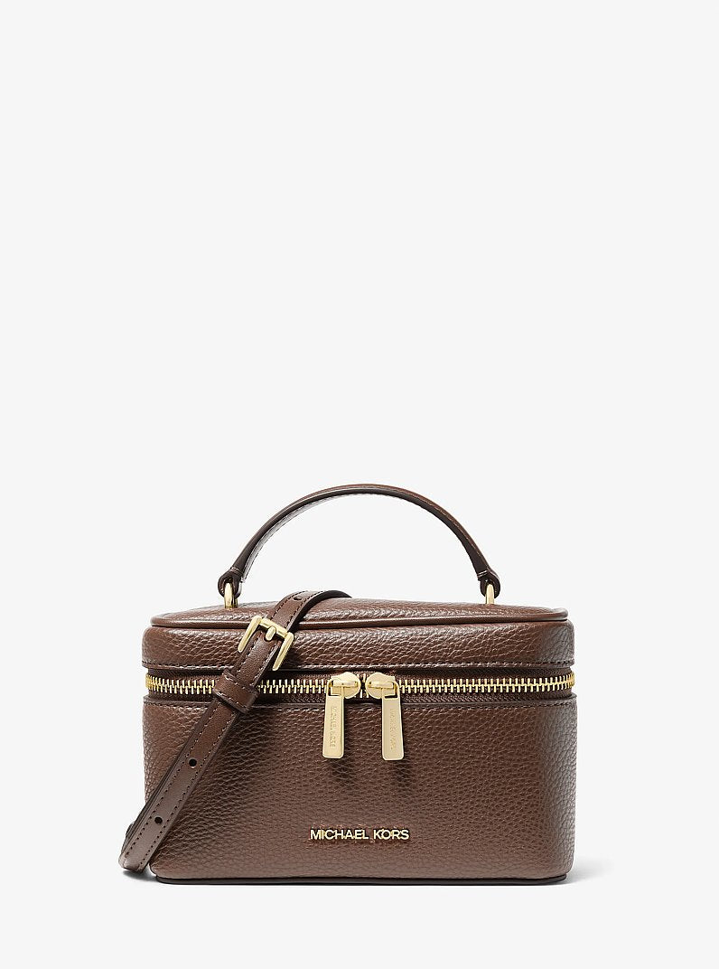 Vivi Small Vanity Crossbody Bag - Smooth / Nutmeg