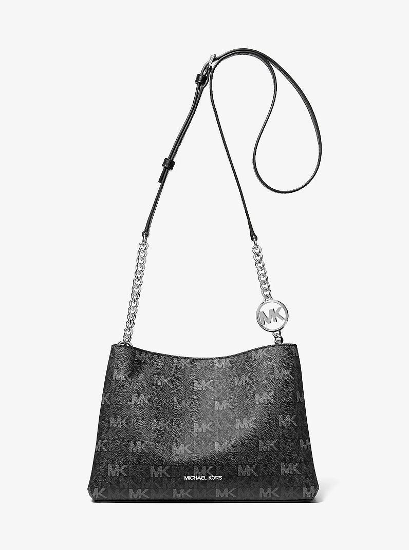 Michael Kors Christina Small Signature Logo Crossbody Bag