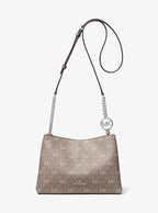 Michael Kors Christina Small Signature Logo Crossbody Bag