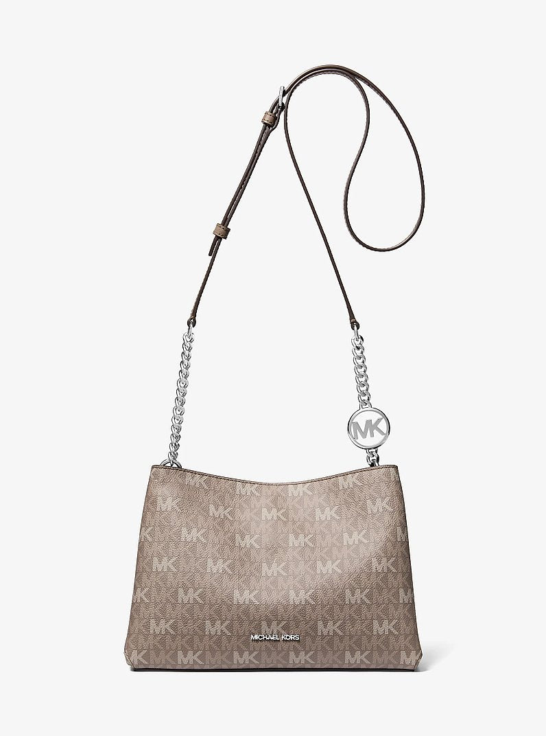 Michael Kors Christina Small Signature Logo Crossbody Bag