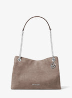 Michael Kors Christina Medium Signature Logo Messenger Bag