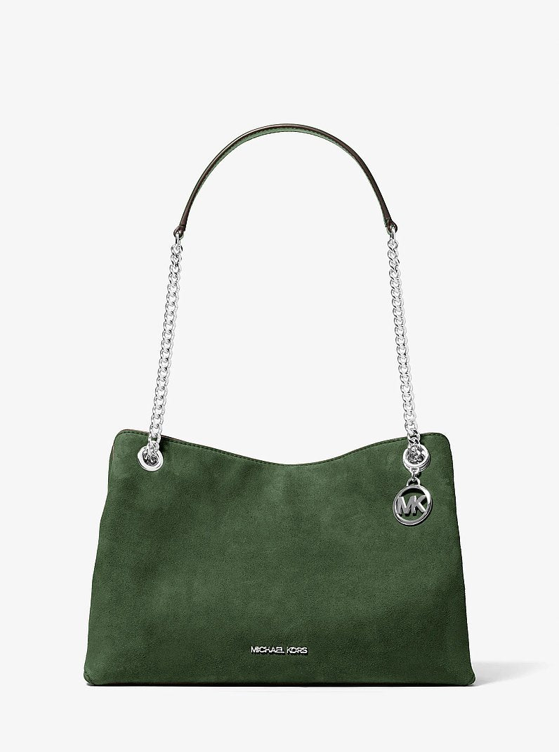 Michael Kors Christina Medium Signature Logo Messenger Bag