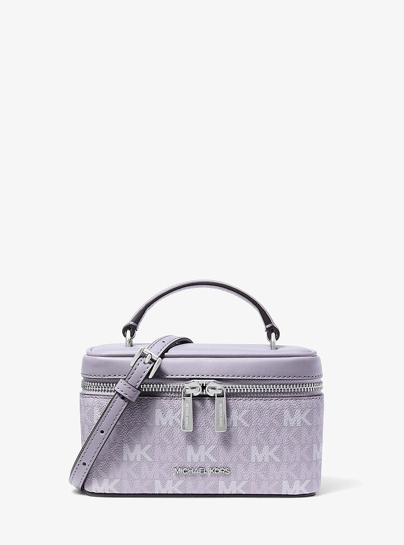 Vivi Small Vanity Crossbody Bag - Signature Logo / Lilac