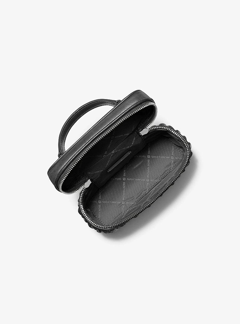 Vivi Small Vanity Crossbody Bag - Matelassé Burnished / Black
